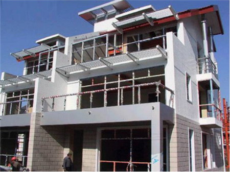 鋼結構住宅的外墻材料